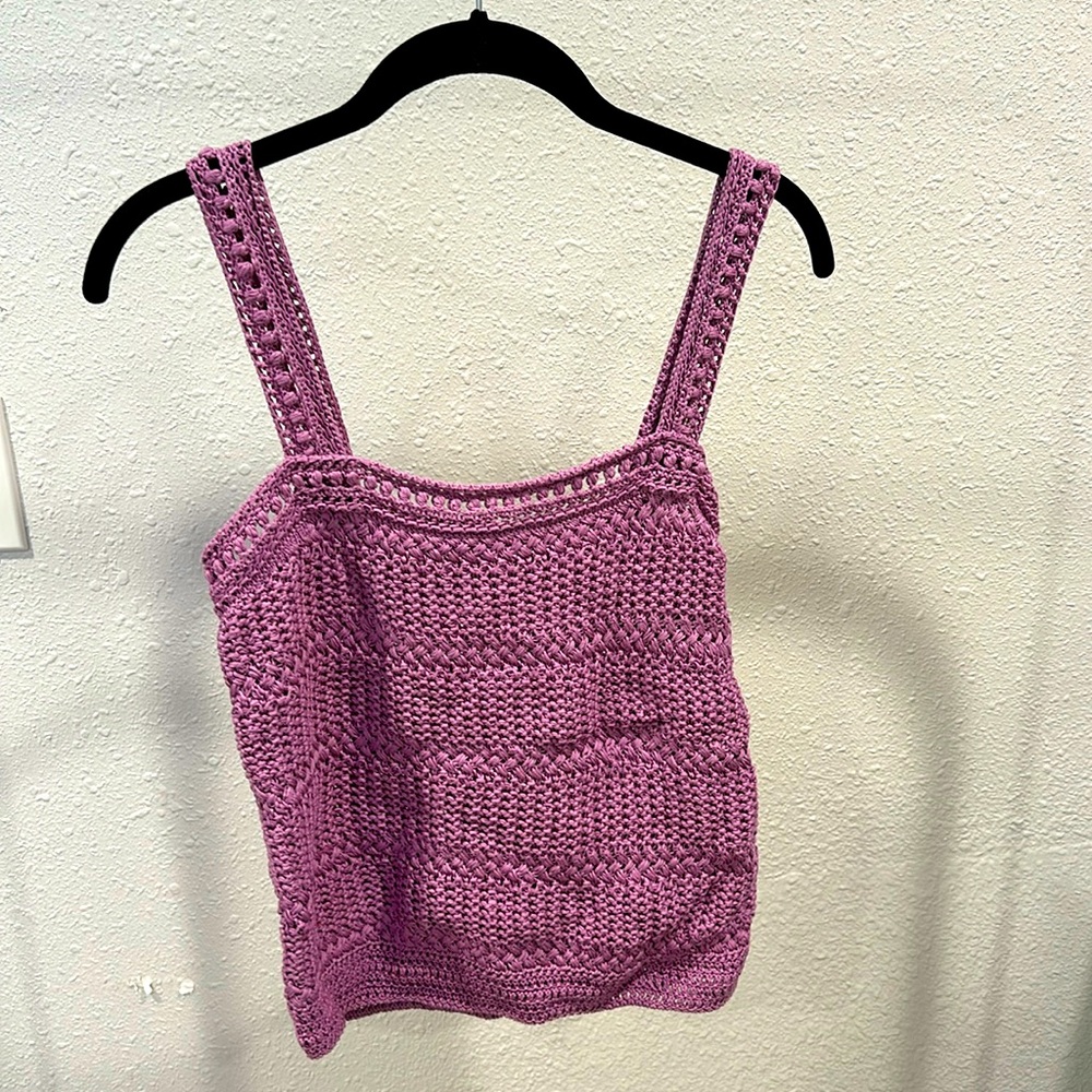 Beautiful Vince crochet tank